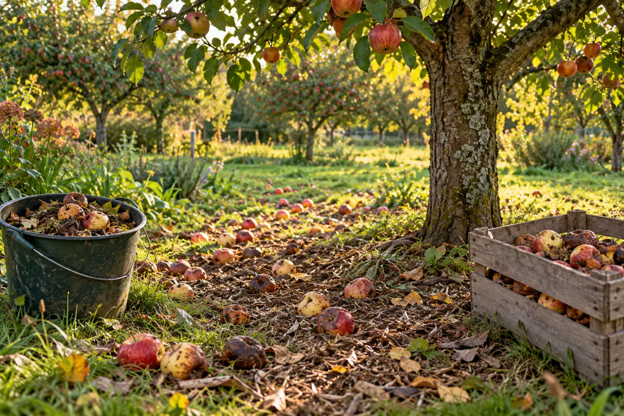 Que faire des pommes pourries au pied des pommiers ? Composter, étaler ou évacuer