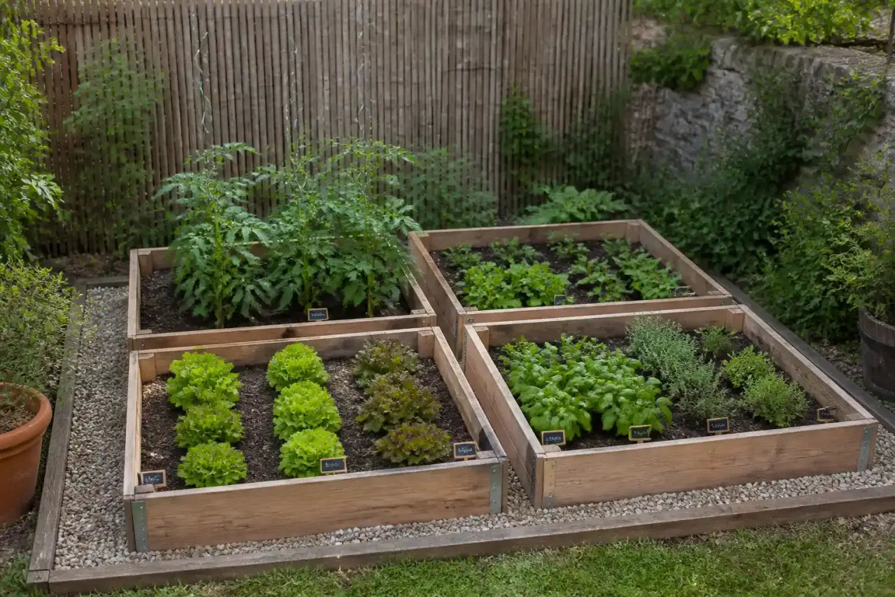 Plan de potager débutant : 4 m² en carrés plutôt qu'un grand terrain mal maîtrisé