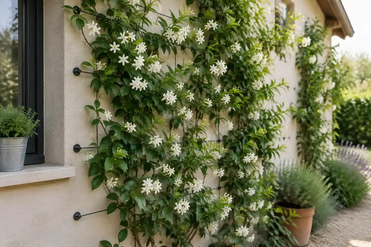 Plante grimpante d’extérieur : embellir un mur sans fragiliser son support