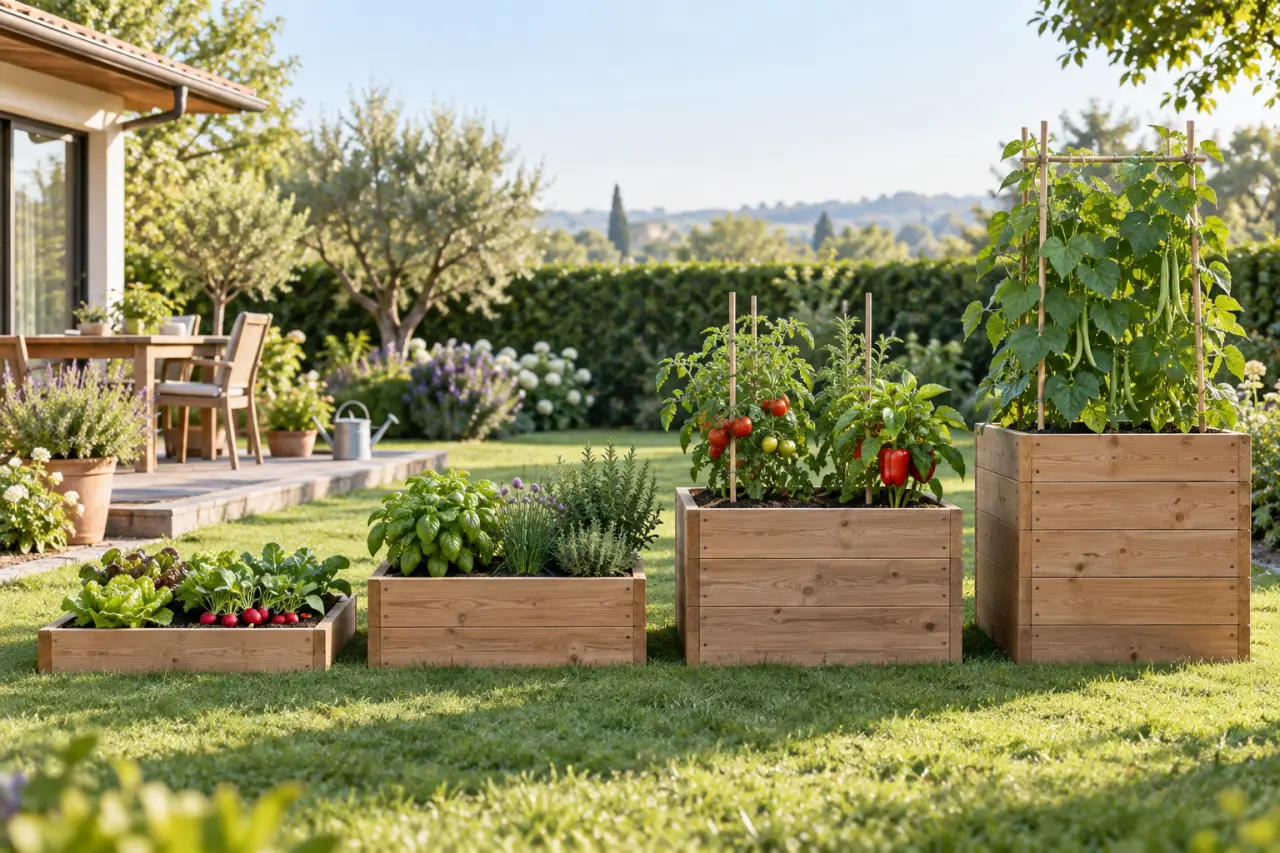 Carrés potagers surélevés : 4 hauteurs pour adapter le bac à vos cultures
