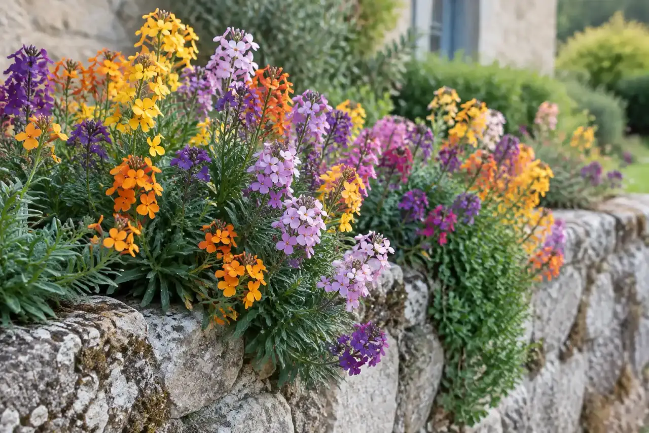 Giroflée vivace : le bon choix pour fleurir un muret sans craindre un sol pauvre